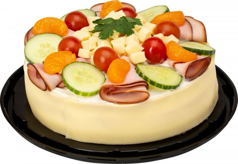 Bild på Smörgåstårta rökt skinka 1,2kg