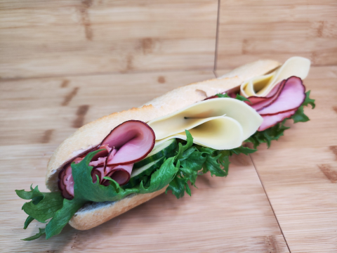 Bild på Baguette ost & skinka