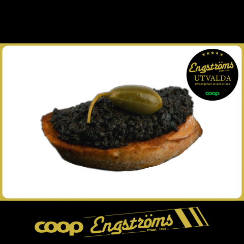 Bild på Engströms Utvalda Crostini Med Olivpasta & Kaprisbär