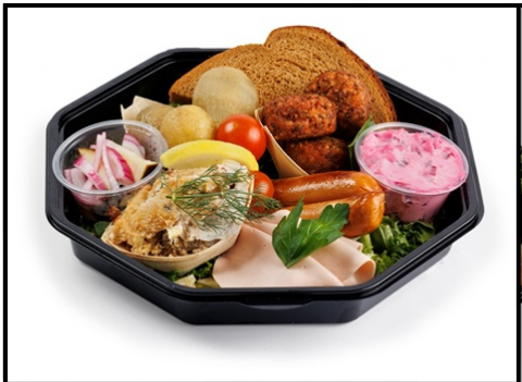 Bild på Engströms utvalda veganska jultallrik