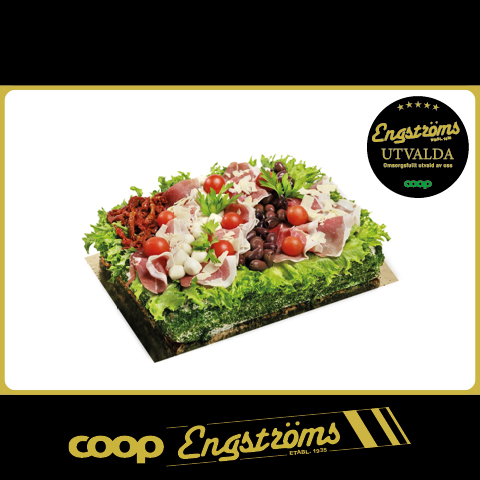 Bild på Engströms Utvalda smörgåstårta Prosciutto & mozzarella 
