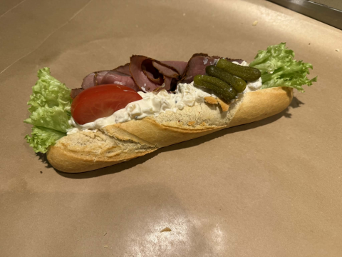 Bild på Baguette rostbiff