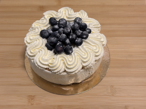 Bild på Gräddtårta blåbär
