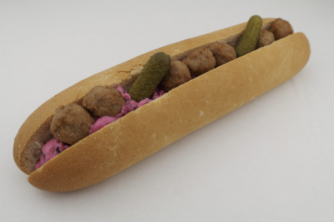 Bild på Baguette Nötköttbullar rödbetssallad