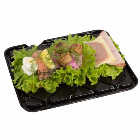 Bild på Landgång med skinka, köttbullar & rödbetssallad