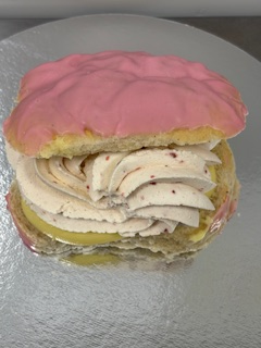 Bild på Kärlekssemla Hallon