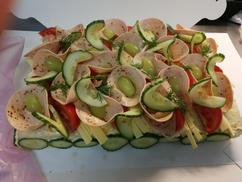 Bild på Vegansk smörgåstårta