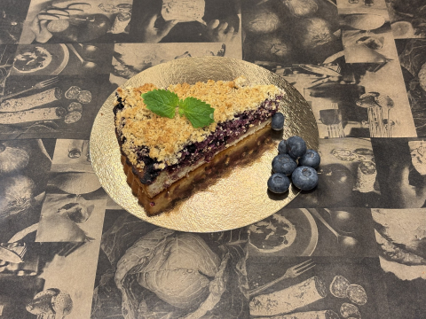 Bild på Blåbärspaj med smulor