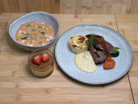 Bild på Tre rätters nyårsmeny 