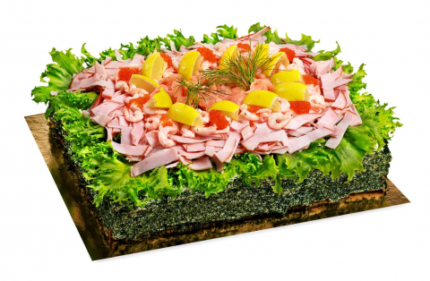 Bild på Skinka, lax & räkor