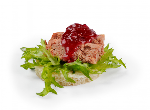 Bild på Julsnitt – Lantpaté med Cumberlandsås