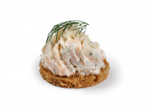 Bild på Julsnitt – Varmröktlax m pepparrot