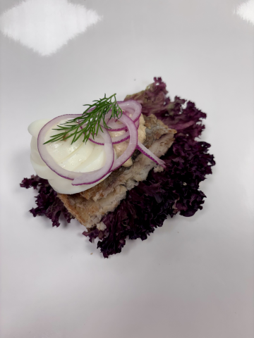 Bild på Smörrebröd stekt sill