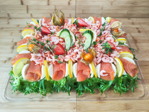 Bild på Smörgåstårta Lax & Räkor