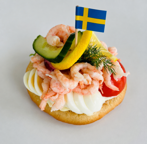 Bild på Räksmörgås